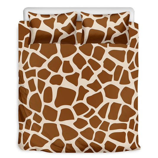 Brown Pattern Giraffle Bedding Set