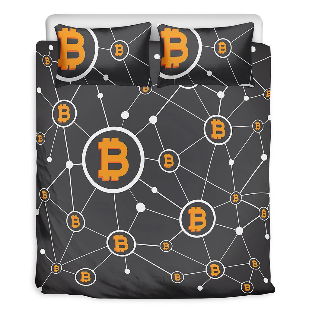 Bitcoin Connect Bedding Set with Pillowcases