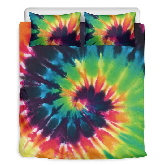 Rainbow Tie Dye Bedding Set