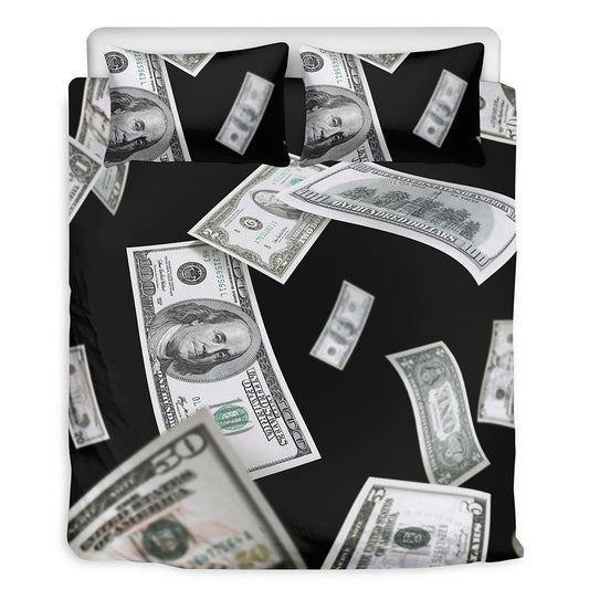 Flying USD Money Bedding Set