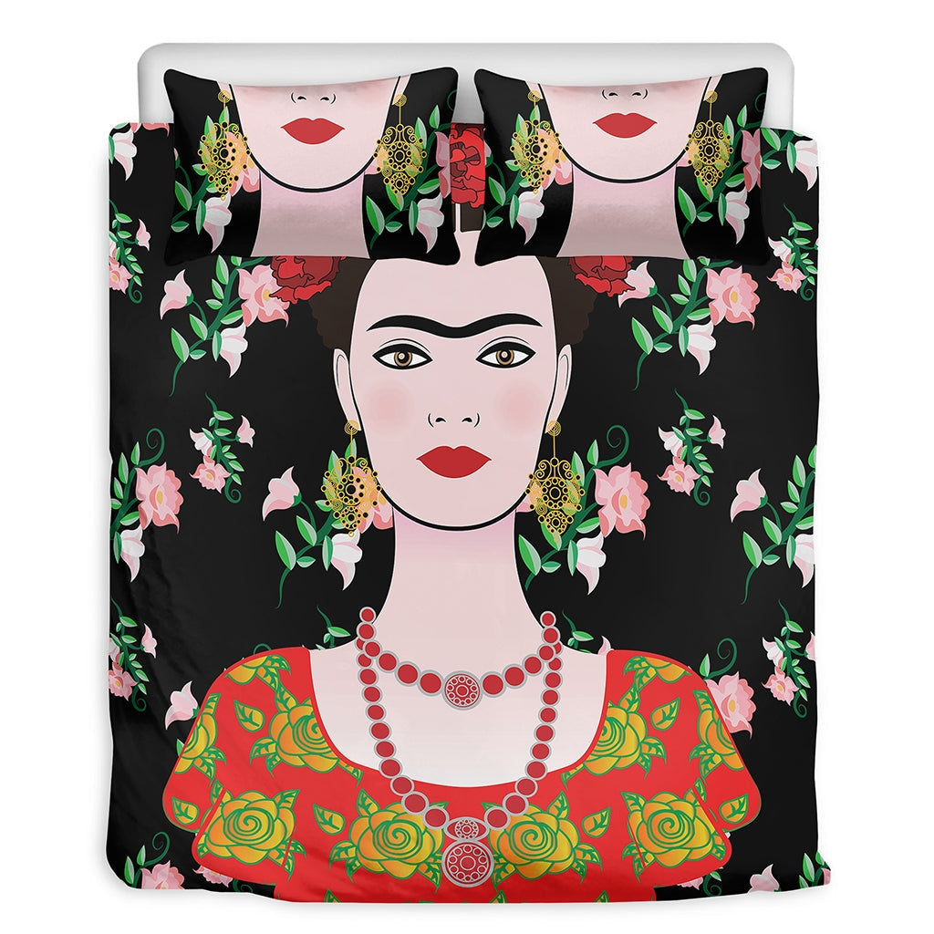 Frida Kahlo Flower Bedding Set