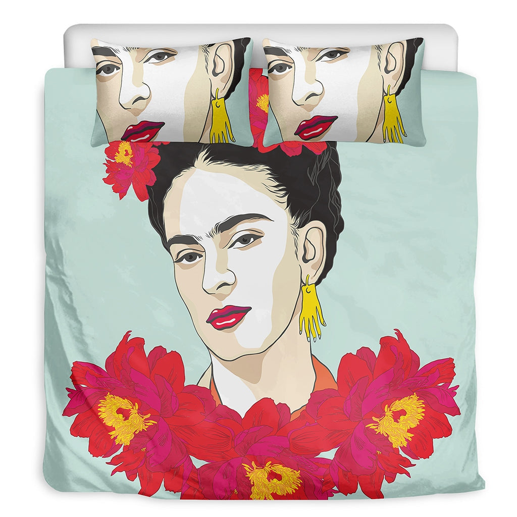Frida Kahlo Floral Bedding Set