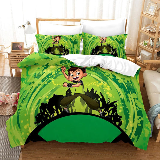 Ben 10 Ben Tennyson Bedding Set Duvet Covers