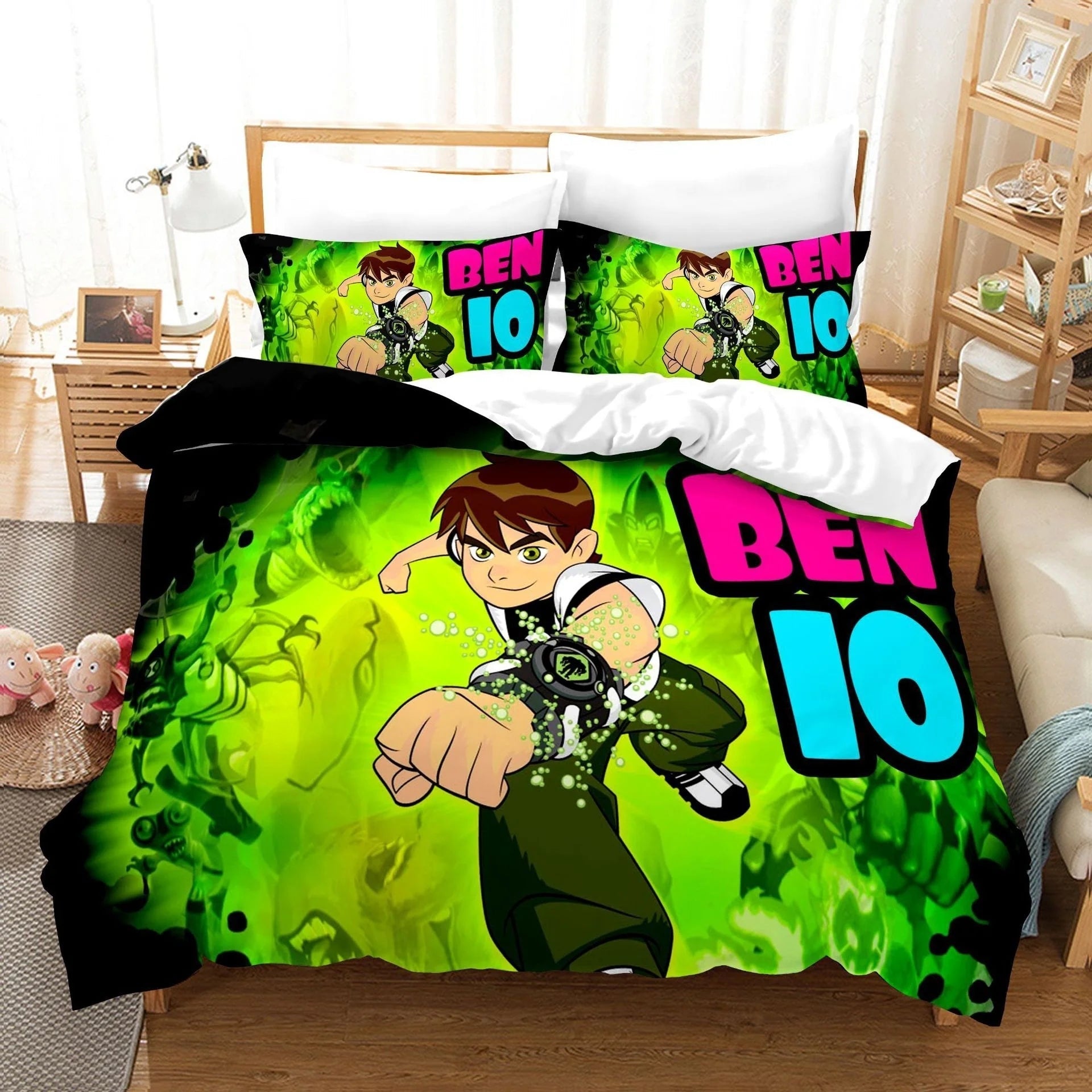 Ben 10 Ben Tennyson Bedding Set Single Double King Size
