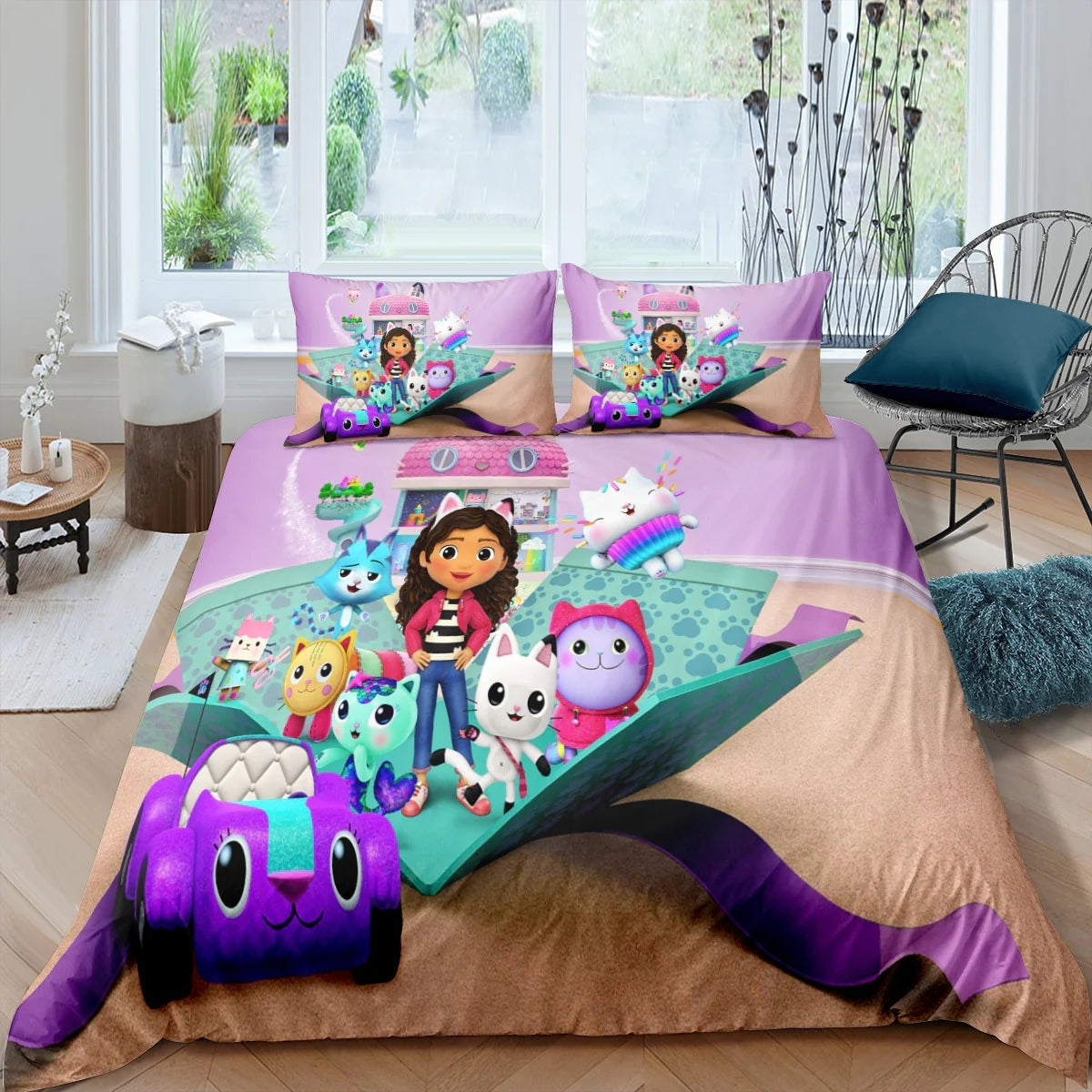 Gabbys Dollhouse Bedding Set