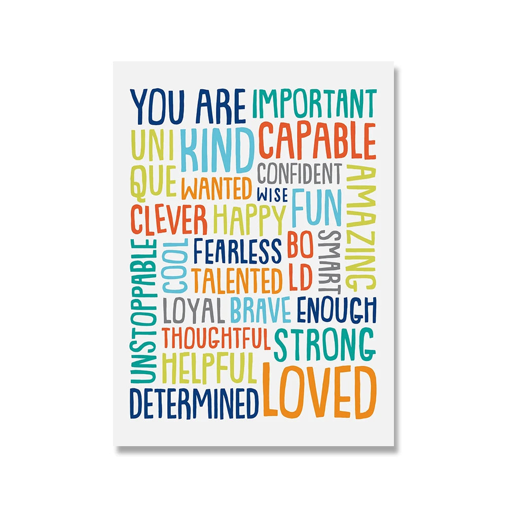 You Are Important Unique Motivational Poster for Kid