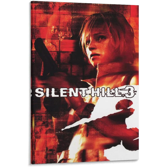 Silent Hill 3 Game Poster Canvas Wall Art