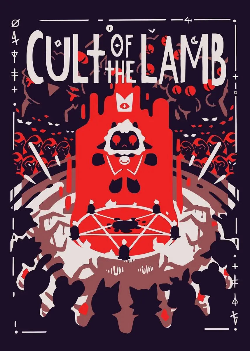 Cult of The Lamb Game Poster Canvas