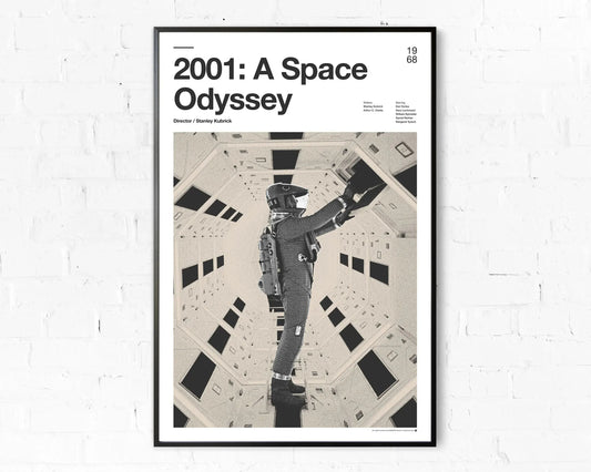 2001 A Space Odyssey Movie Poster Canvas