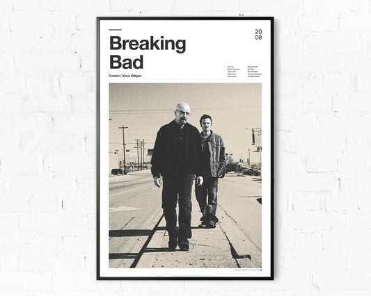 2008 Breaking Bad Movie Poster Canvas