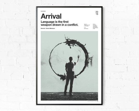 2016 Arrival Movie Retro Poster Canvas