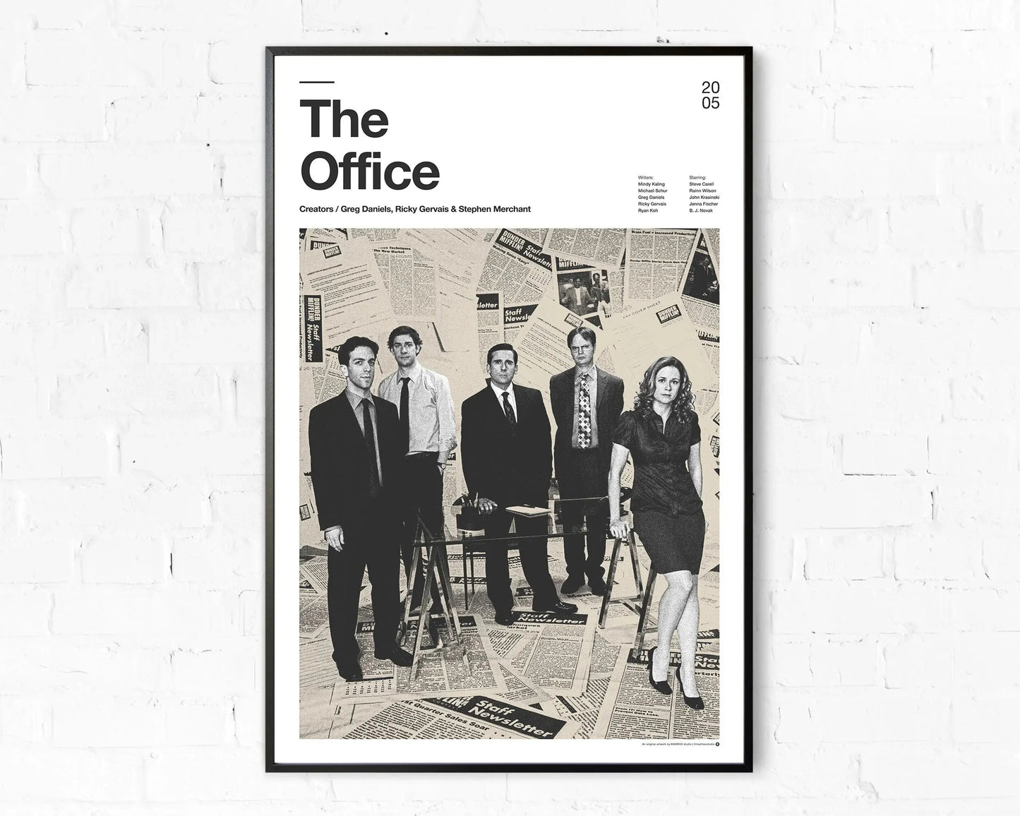 2005 The Office Movie Retro Poster Canvas