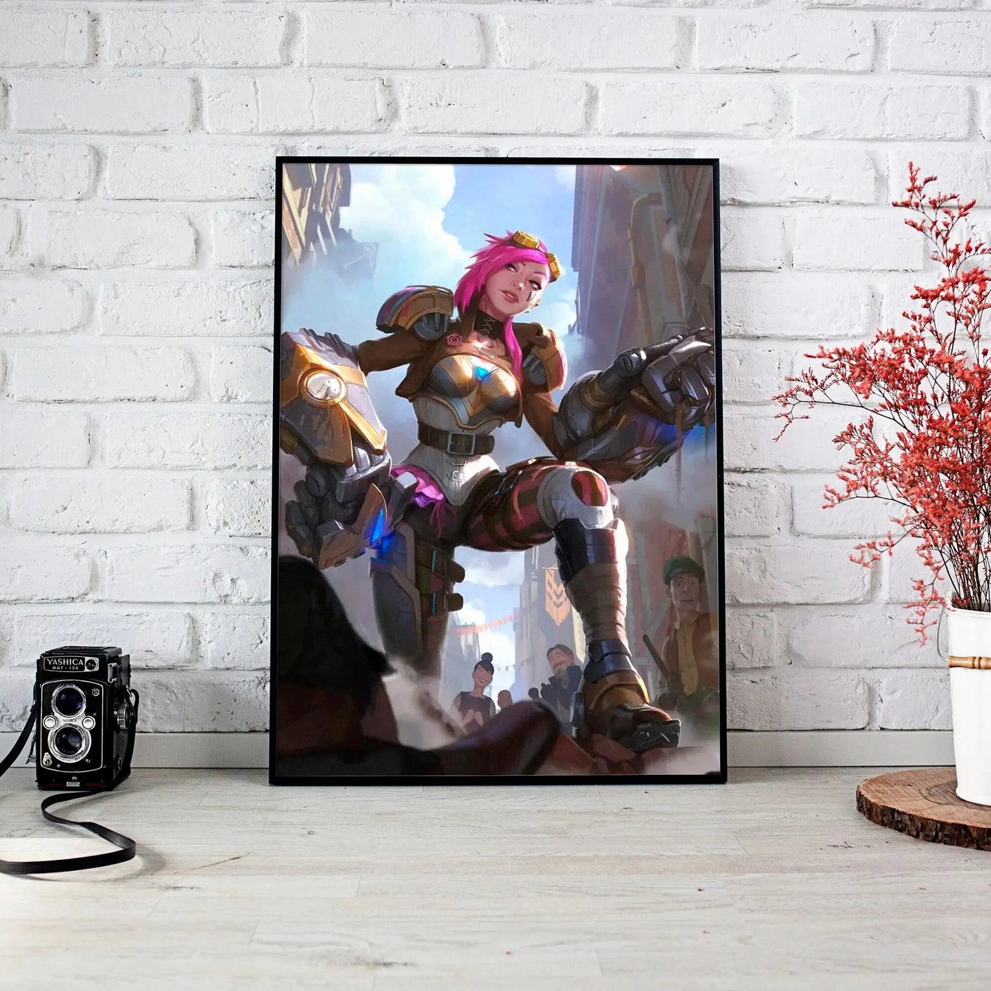 Vi The Piltover Enforcer League of Legends Poster