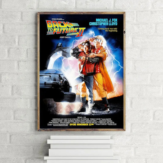 Back To The Future Poster Canvas, Part 2, 1989