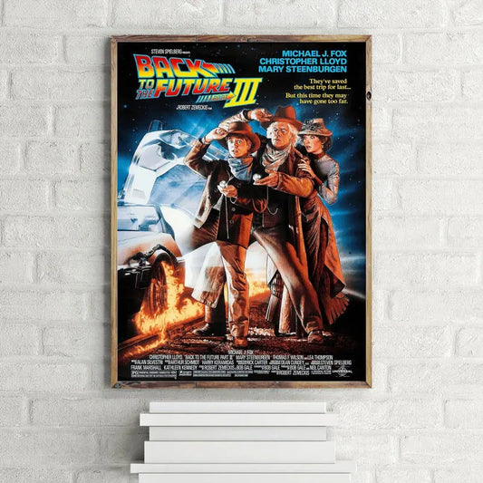 Back To The Future Poster Canvas, Part 3, 1990