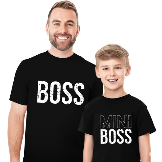 Boss & Mini Boss Father Son Shirts