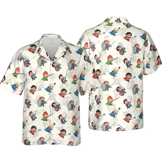 Pixel Fantasy Final Fantasy Hawaiian Shirt