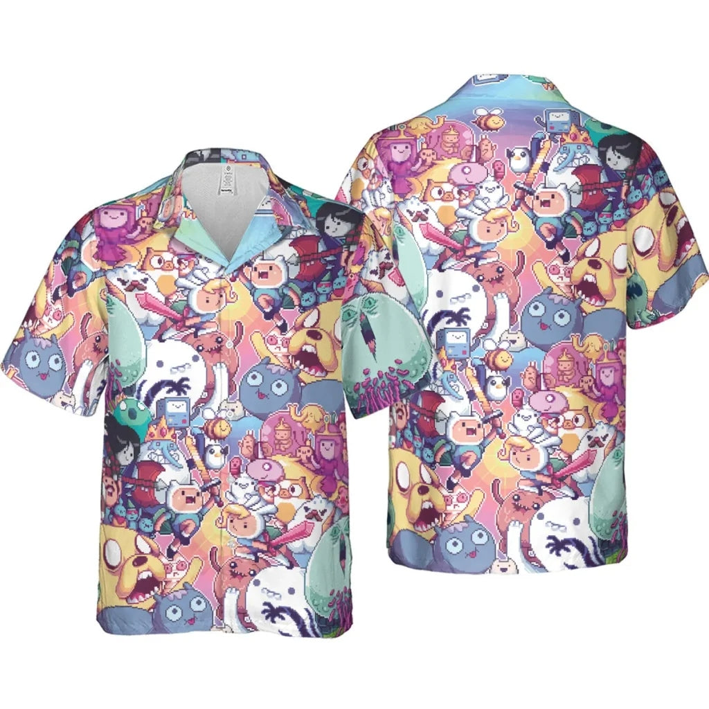 The Manic Pixel Adventure Time Hawaiian Shirt