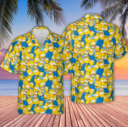 Head Toss The Simpson Hawaiian Shirt