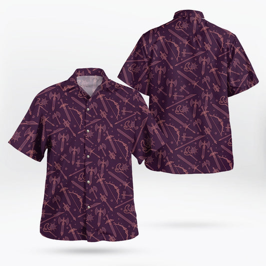 DnD Weapon Hawaiian Shirt