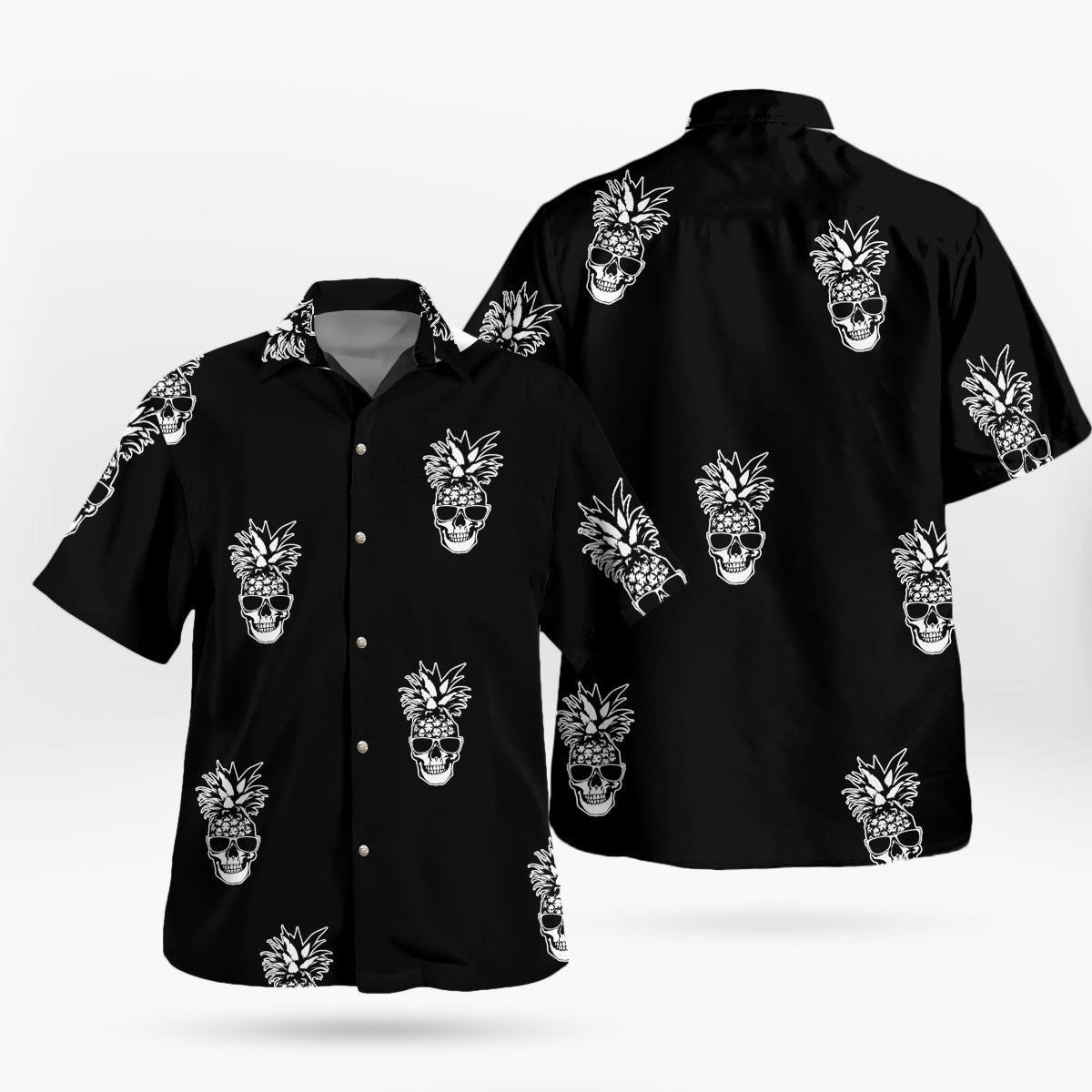 Skull Pineapple Hawaiian Shirt