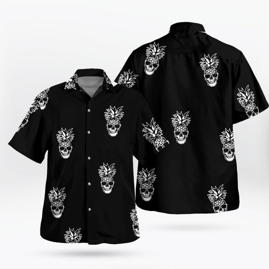 Skull Pineapple Hawaiian Shirt