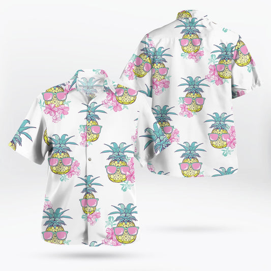 Funny Pineapple Sunglasses Hawaiian Shirt