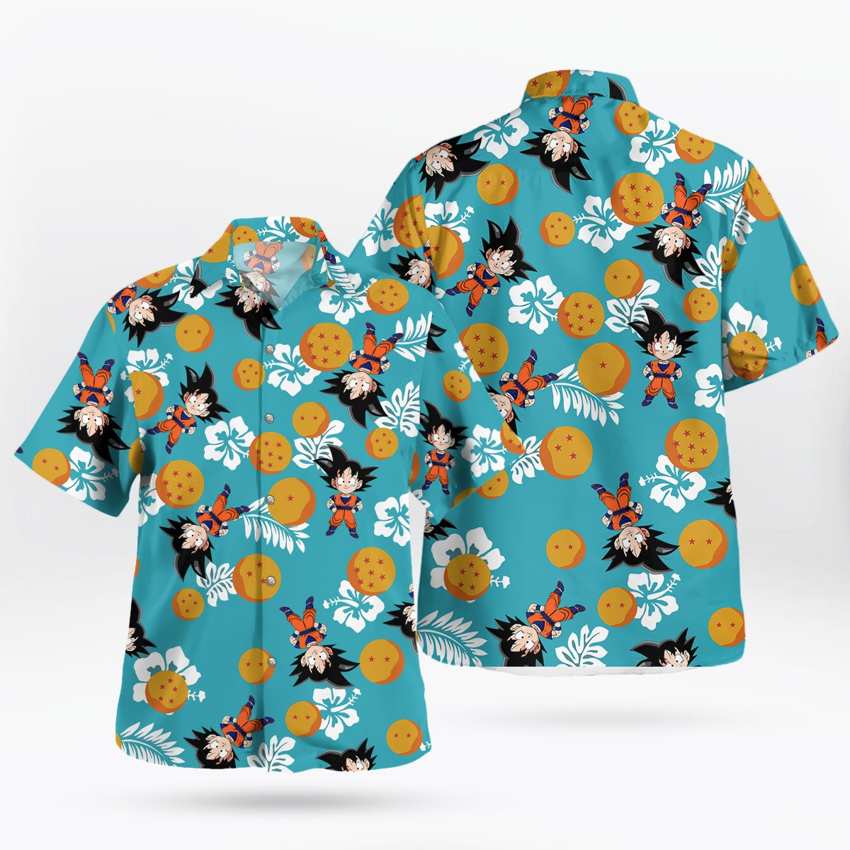 Summer Kid Goku Dragon Ball Hawaiian Shirt