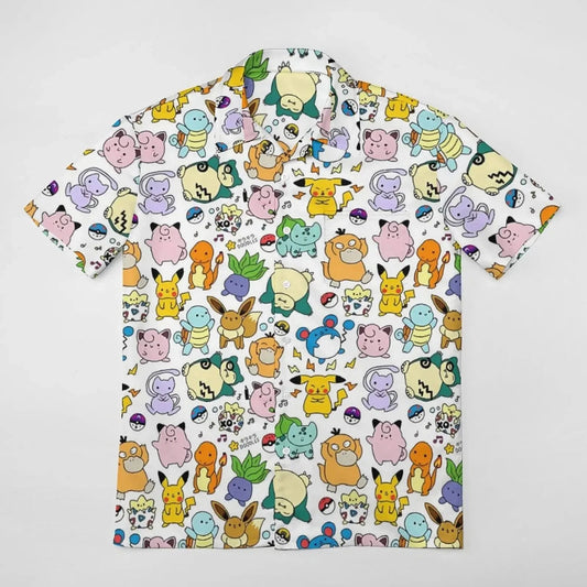 Pokemon Mini Characters Hawaiian Shirt