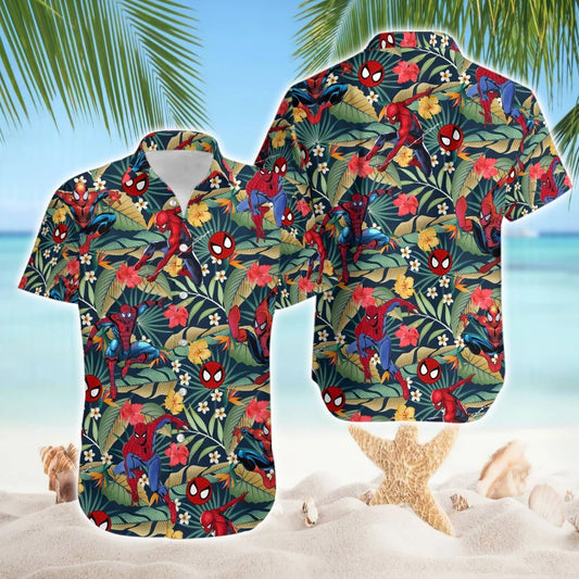 Spiderman Tropical Hawaiian Shirt