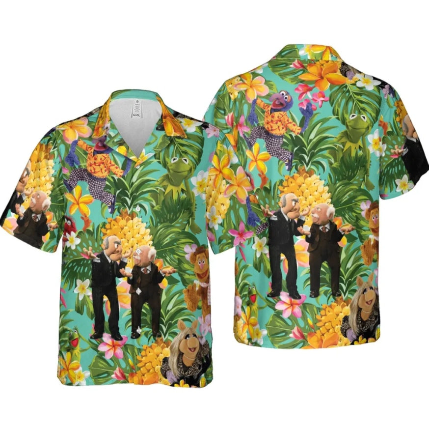 Statler And Waldorf Muppets Tropical Hawaiian Shirt