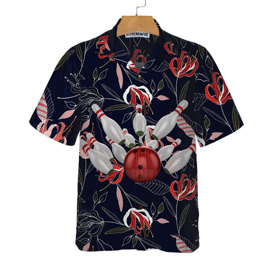 Floral Bowling Hawaiian Shirt