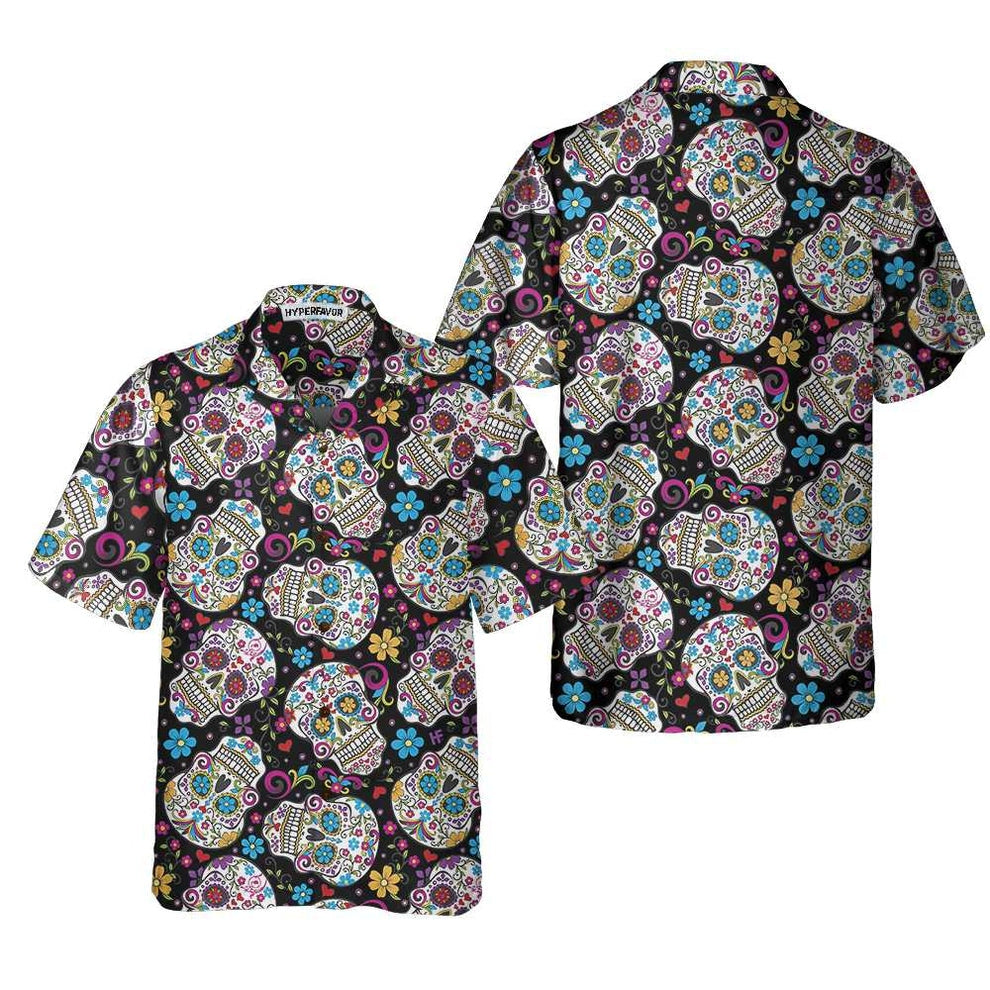 Sugar Skull Hawaiian Shirt
