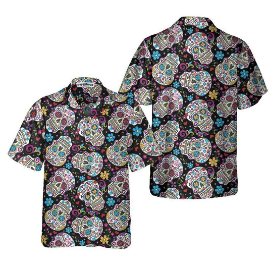Sugar Skull Hawaiian Shirt