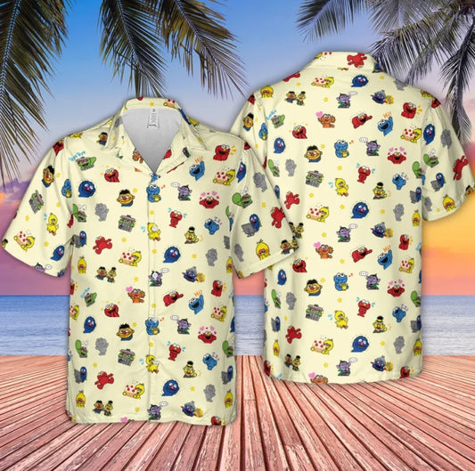 The Muppets Sesame Street Hawaiian Shirt