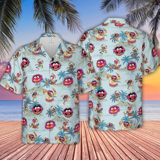 The Muppet Show Drum Tropical Hawaiian Shirt