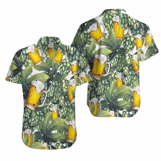 Craft Beer Summer Tropical Hawaiian Shirt