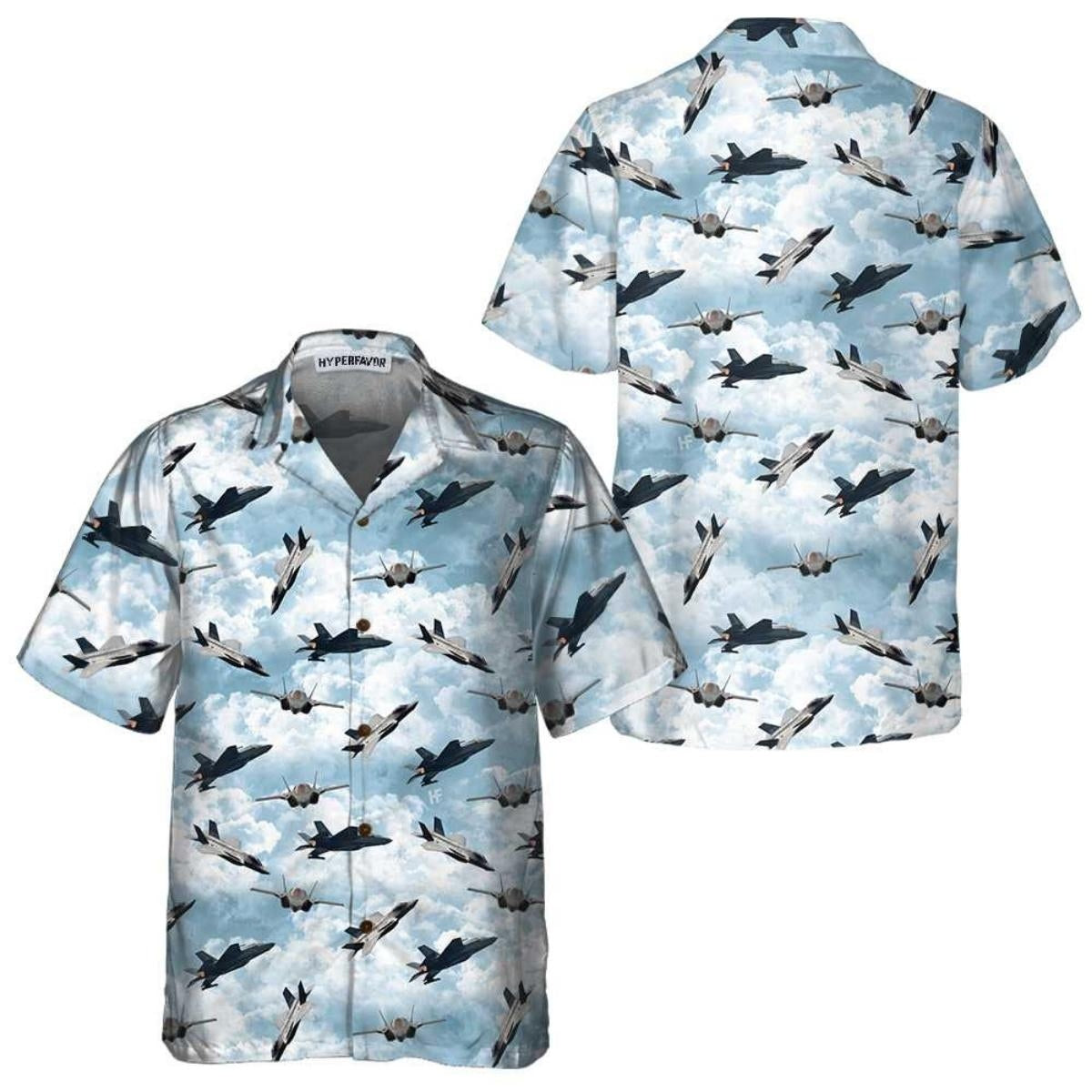 Sky Aircraft Hawaiian Shirt