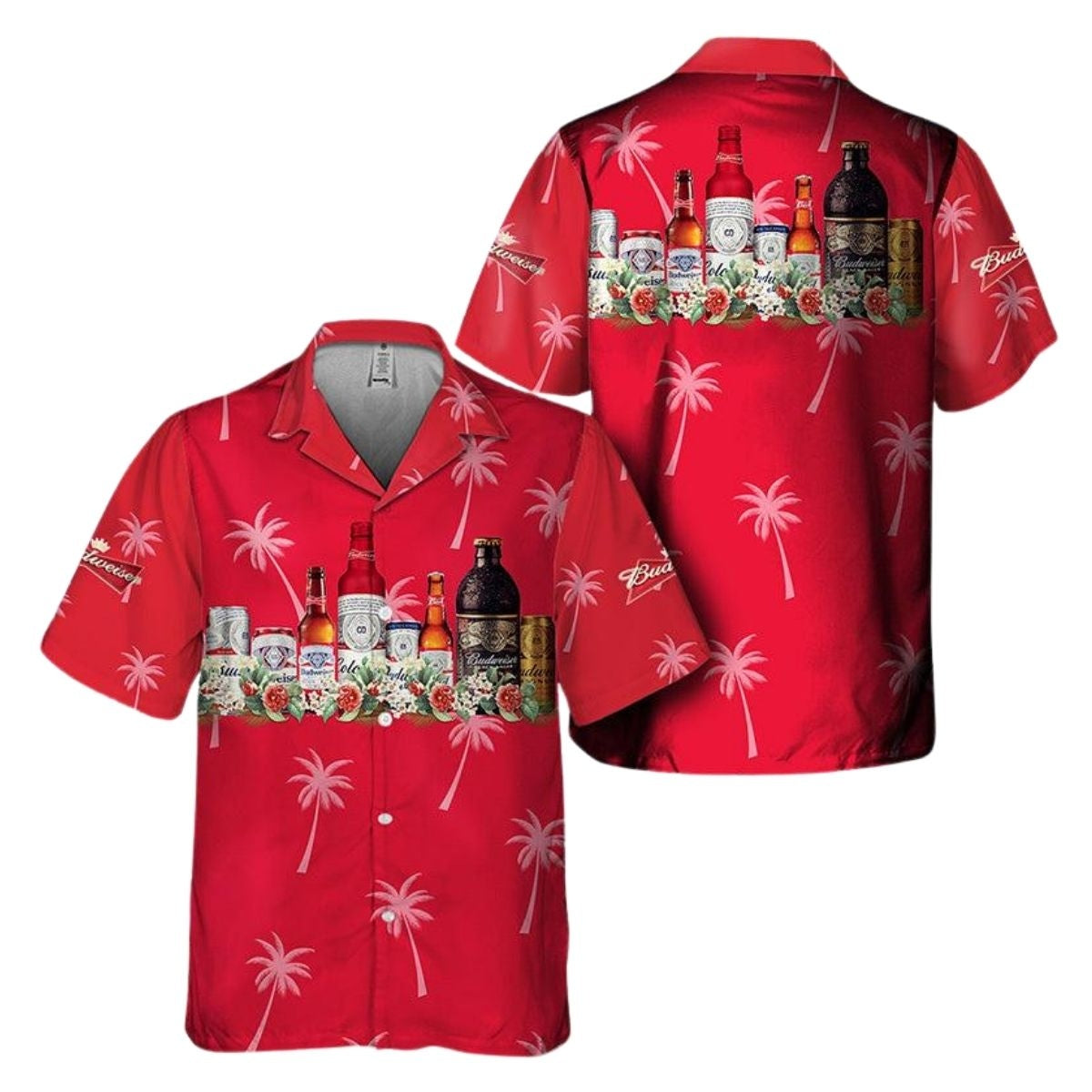 Budweiser Collection Hawaiian Shirt