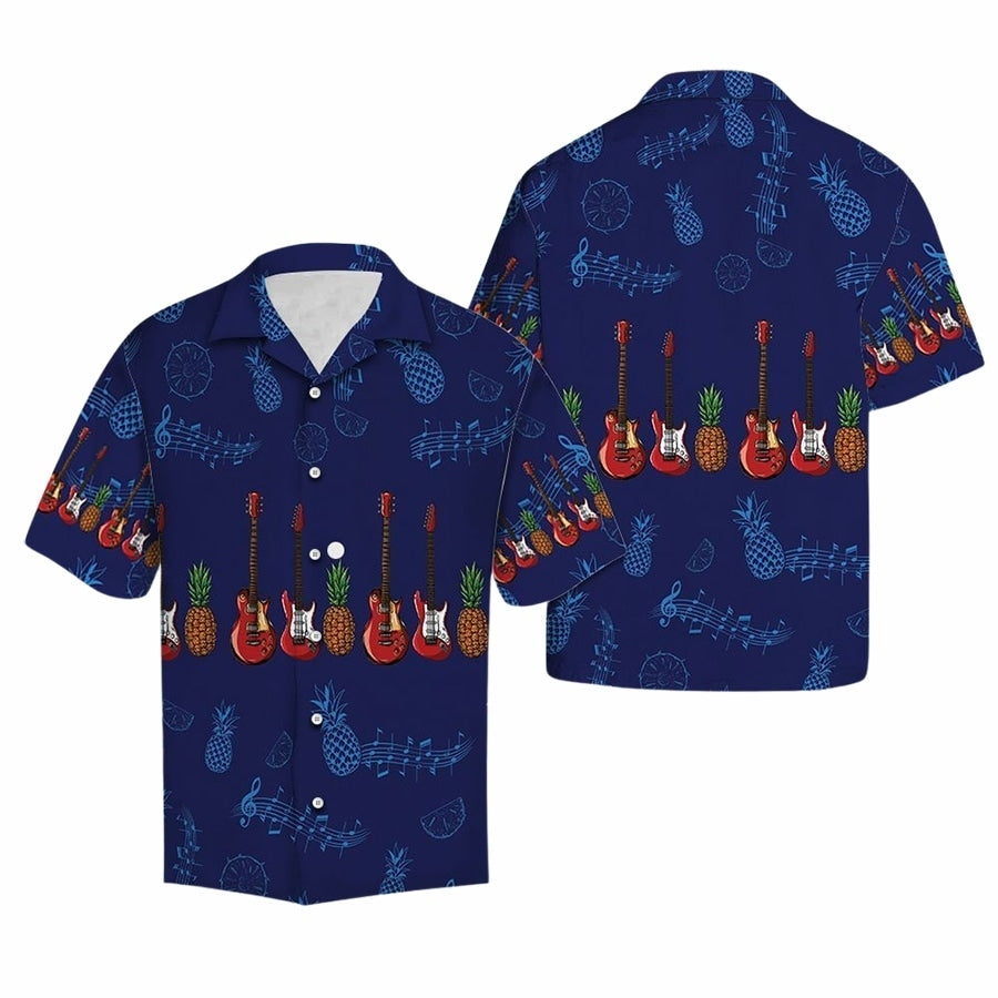 Bass Guitar Hawaiian Shirt