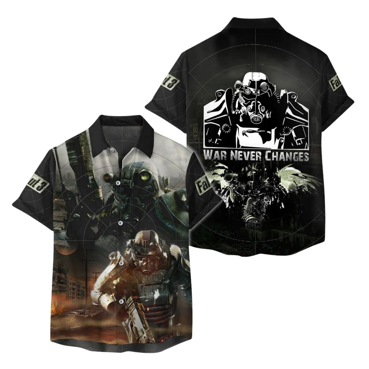 Fallout 3 Hawaiian Shirt, War Never Changes