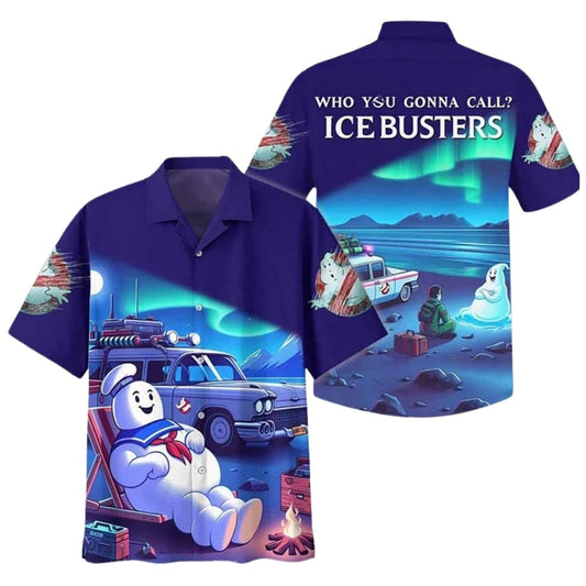 GhostBusters Hawaiian Shirt, Who You Gonna Call Ice