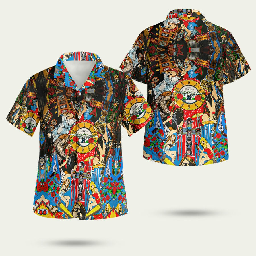 Guns N Roses Vintage Hawaiian Shirt