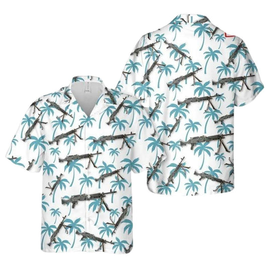 M240b Machine Gun Hawaiian Shirt