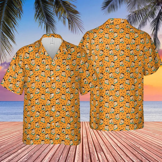 Fred Flintstone Expressions Hawaiian Shirt