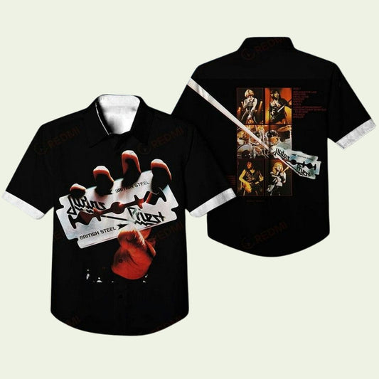 Judas Priest Hawaiian Shirt, Invincible Shield Tour Europe 2024