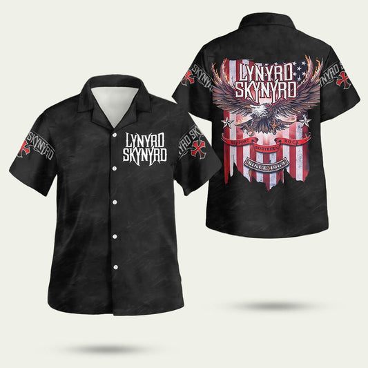 Lynyrd Skynyrd Hawaiian Shirt, Support Southern Rock