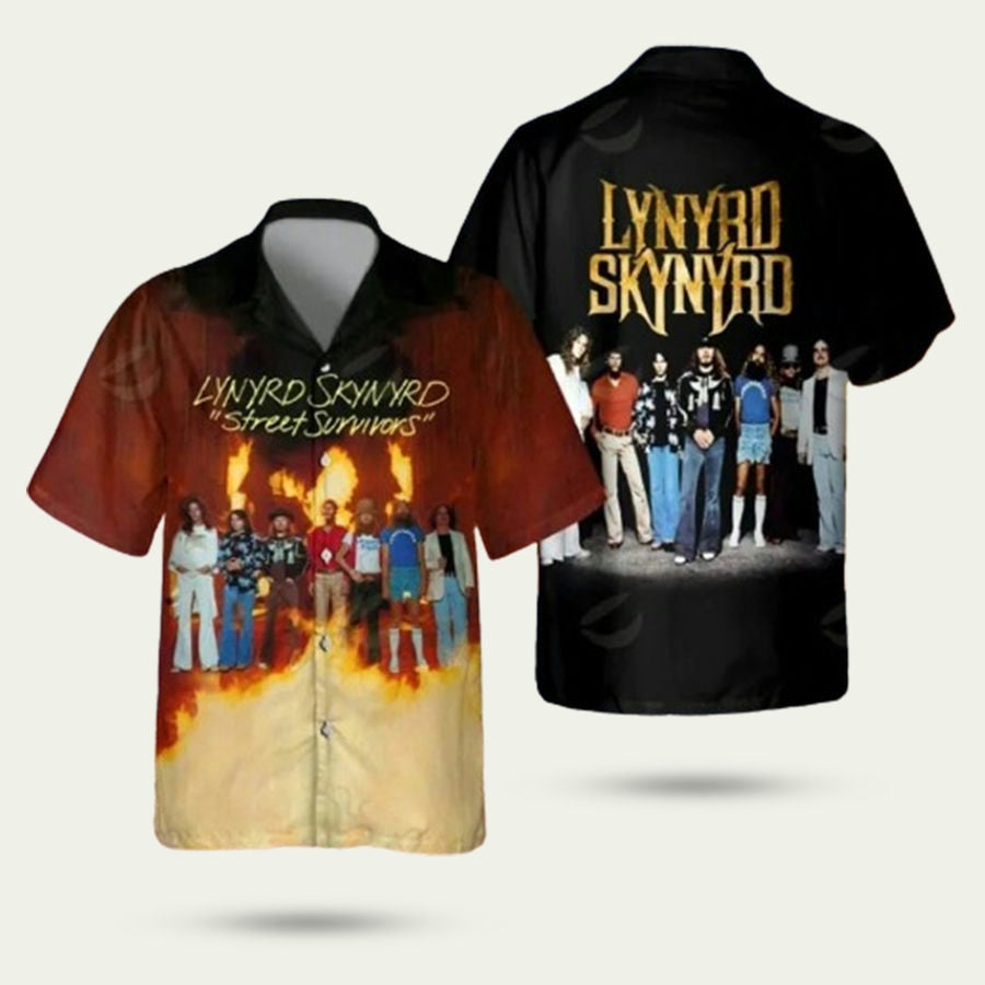 Lynyrd Skynyrd Hawaiian Shirt, Street Survivors