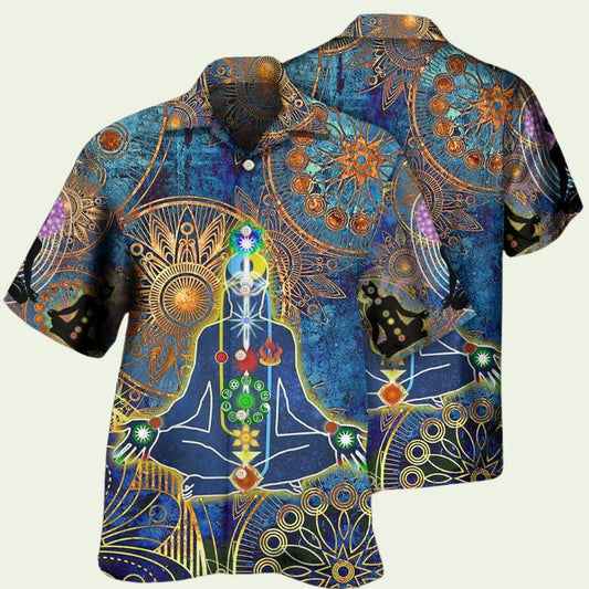 Yoga Mandala Hawaiian Shirt