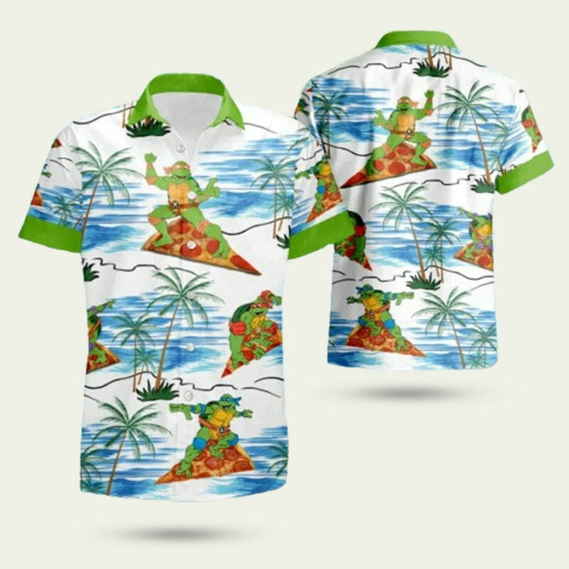 Teenage Mutant Ninja Turtles Surfing Hawaiian Shirt